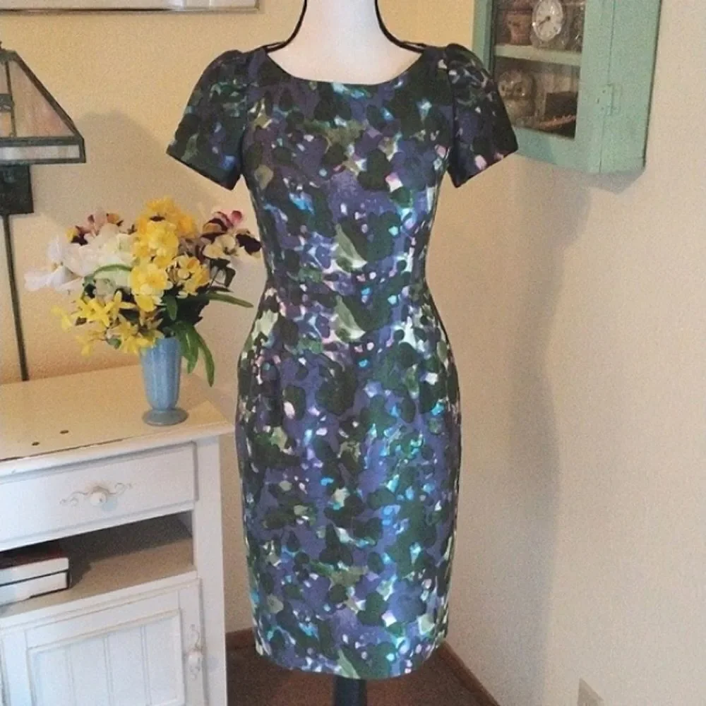J. Crew Dark Floral Dress